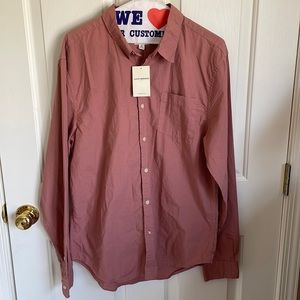 Lucky Brand vintage salmon button-up shirt